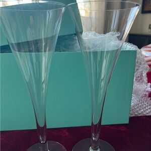 Tiffany & Co. Trumpet Champagne Flutes